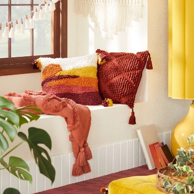 Diamond Pattern Woven Shag Throw Blanket - Opalhouse™ Designed With Jungalow™ 3 Diamond Pattern Woven Shag Throw Blanket - Opalhouse™ Designed With Jungalow™