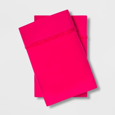 Solid Percale Cotton Pillowcase Set - Opalhouse 3 Solid Percale Cotton Pillowcase Set - Opalhouse