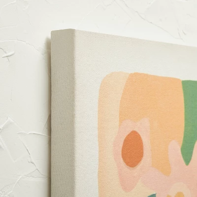 24" X 30" Floral Abstract Unframed Wall Canvas Green - Opalhouse™ Designed With Jungalow™ 4 24" X 30" Floral Abstract Unframed Wall Canvas Green - Opalhouse™ Designed With Jungalow™ - Image 2