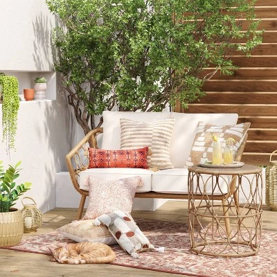 Britanna Patio Loveseat, Outdoor Furniture - Natural - Opalhouse™ 2 Britanna Patio Loveseat, Outdoor Furniture - Natural - Opalhouse™