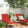 7'x10' Scandi Asymmetrical Rectangular Woven Outdoor Area Rug Bright Peach - Opalhouse™ -Opalhouse GUEST 980d6668 aacf 49f0 a3f2 481e0889e950