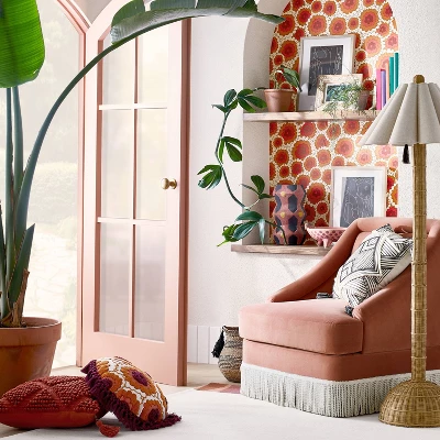 Penelope Flower Wallpaper Fiesta Coral - Opalhouse™ Designed With Jungalow™ 3 Penelope Flower Wallpaper Fiesta Coral - Opalhouse™ Designed With Jungalow™