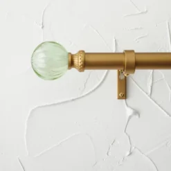 Faux Jade Ball Curtain Rod Brass - Opalhouse™ Designed With Jungalow™ 7 Faux Jade Ball Curtain Rod Brass - Opalhouse™ Designed With Jungalow™ -Opalhouse GUEST d7507ef0 fa5a 4b13 920f 0c72746f2e61